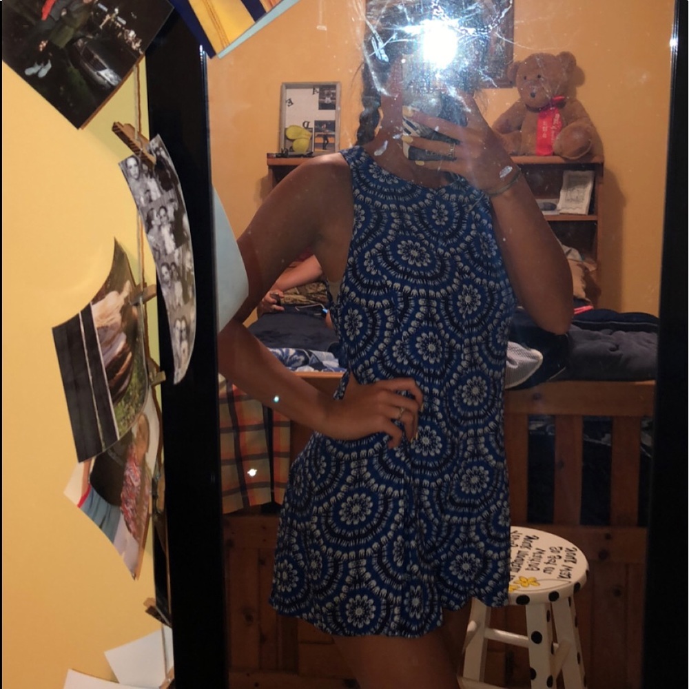 Forever 21 Blue Romper